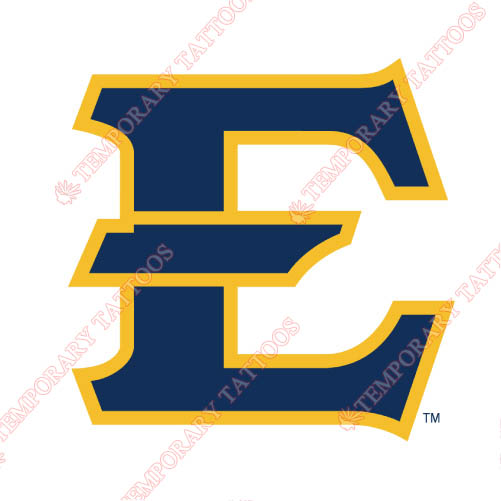 ETSU Buccaneers Customize Temporary Tattoos Stickers NO.4345